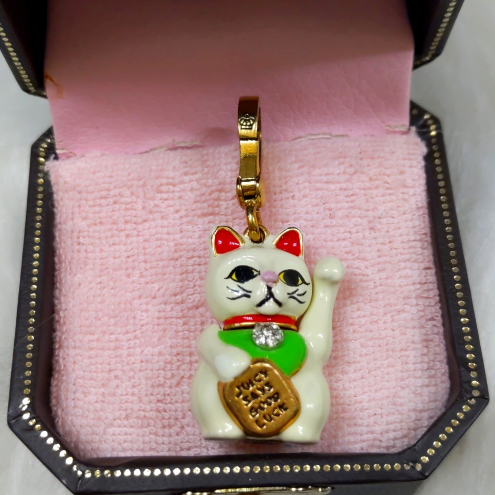 Rare Juicy Couture Luck Cat Charm